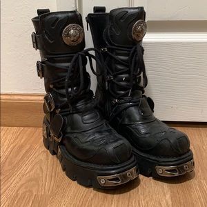 New Rock Boots Size 38 (7 1/2 US) Goth Boots